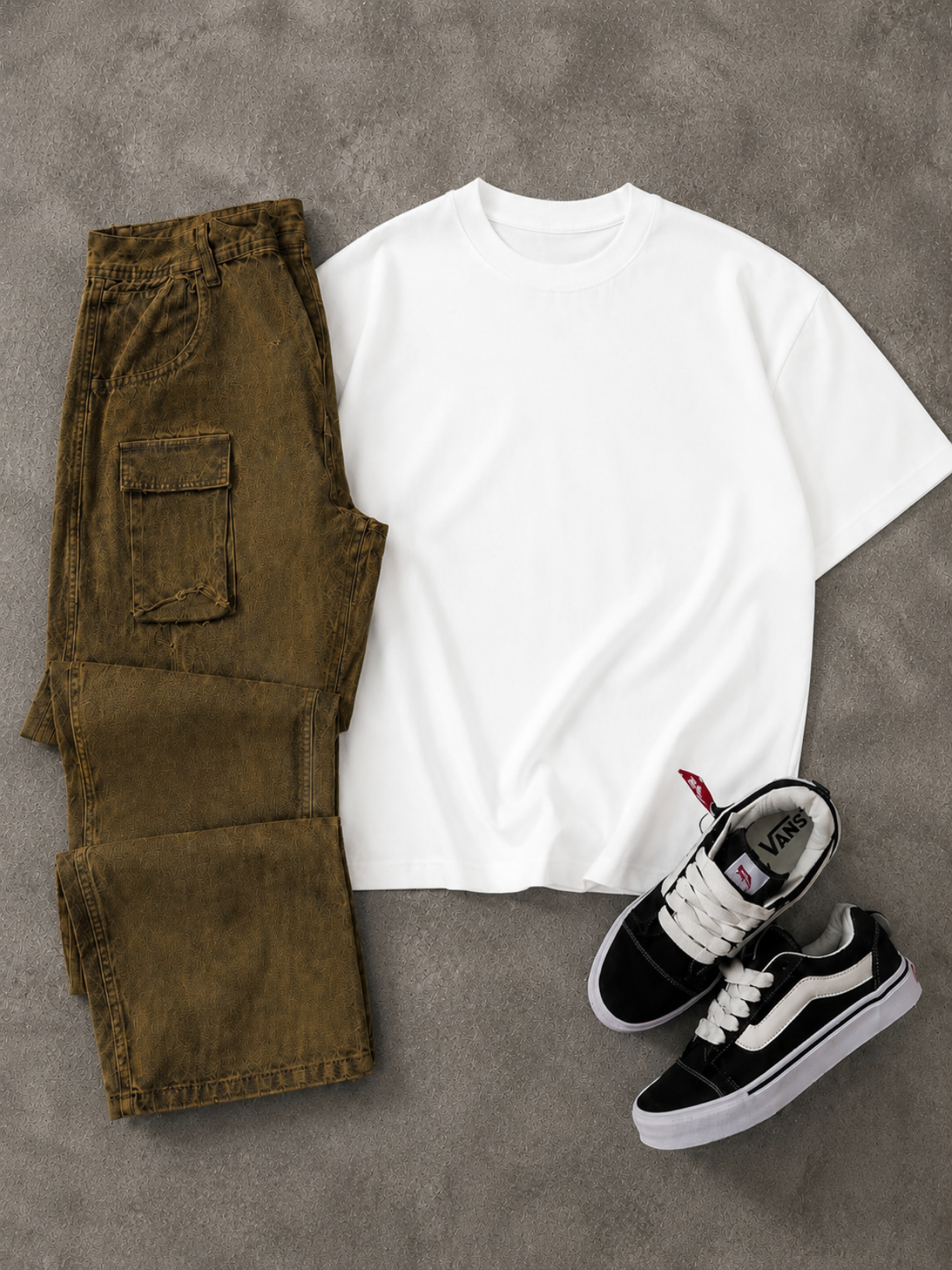 White Box Fit Oversized Heavywight T-shirt for bro & sis