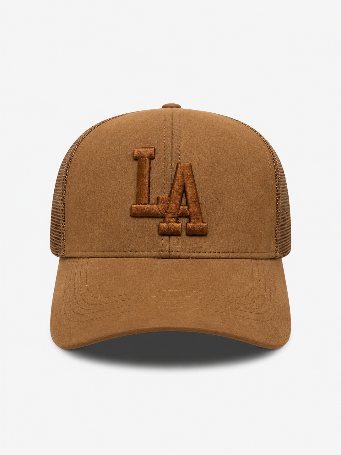 Bro&sis LA Signature Suede Trucker Cap – Camel