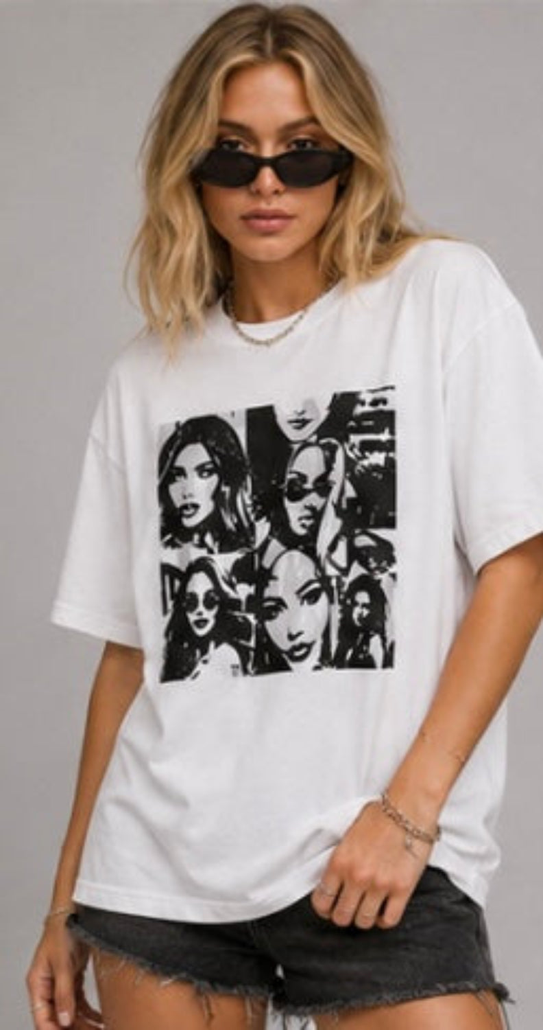 SIS Muse Oversized Box Fit Tee